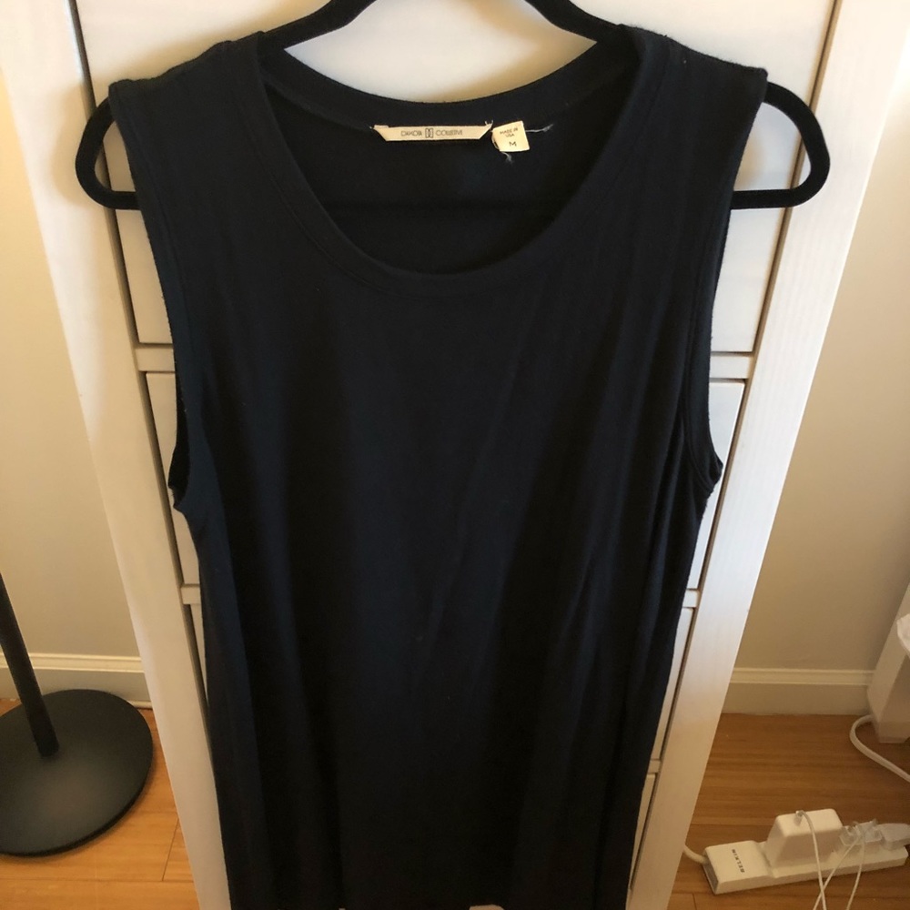 Dakota Collective Tank Tee Dress - black, m